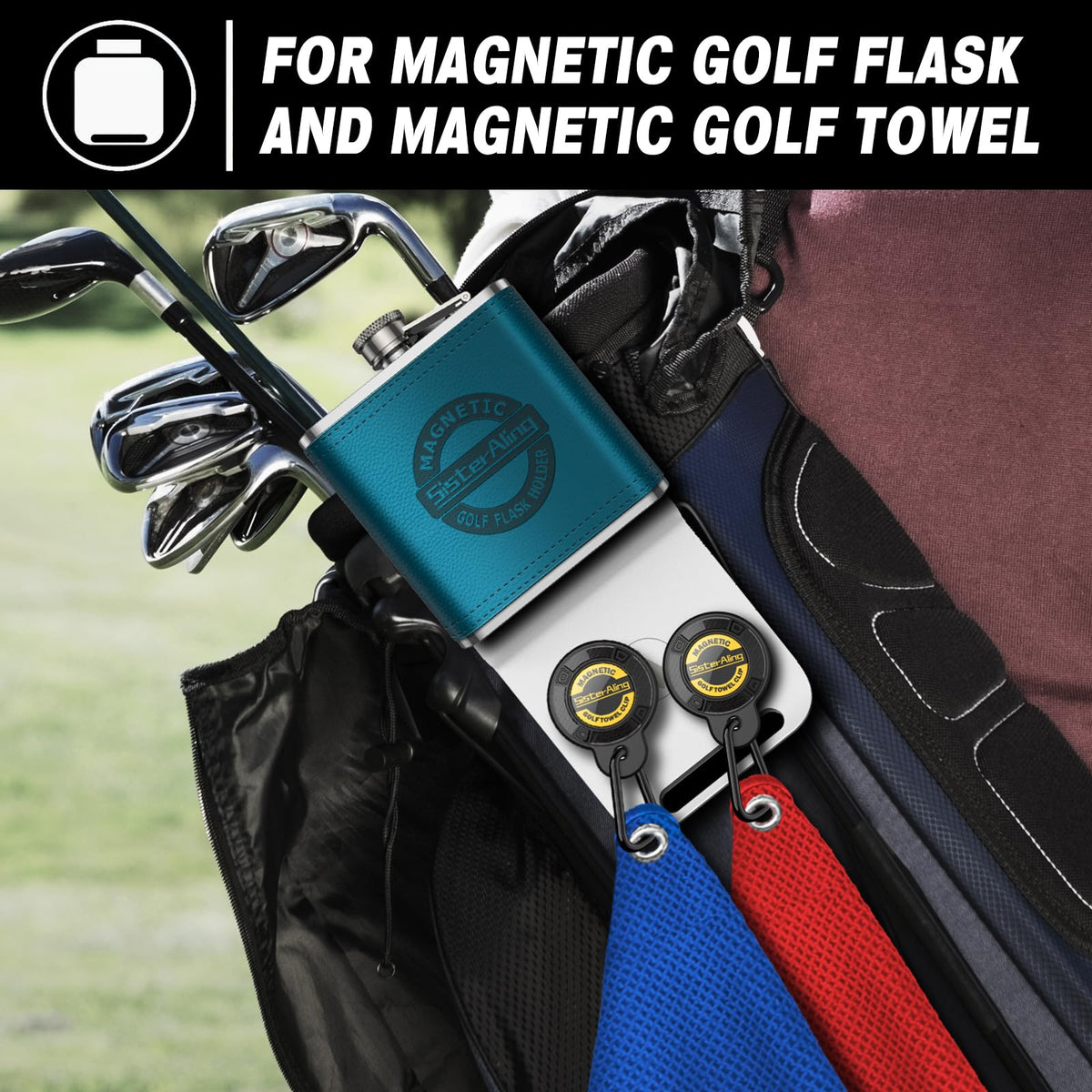 SisterAling golf speaker mount offers secure portable audio access