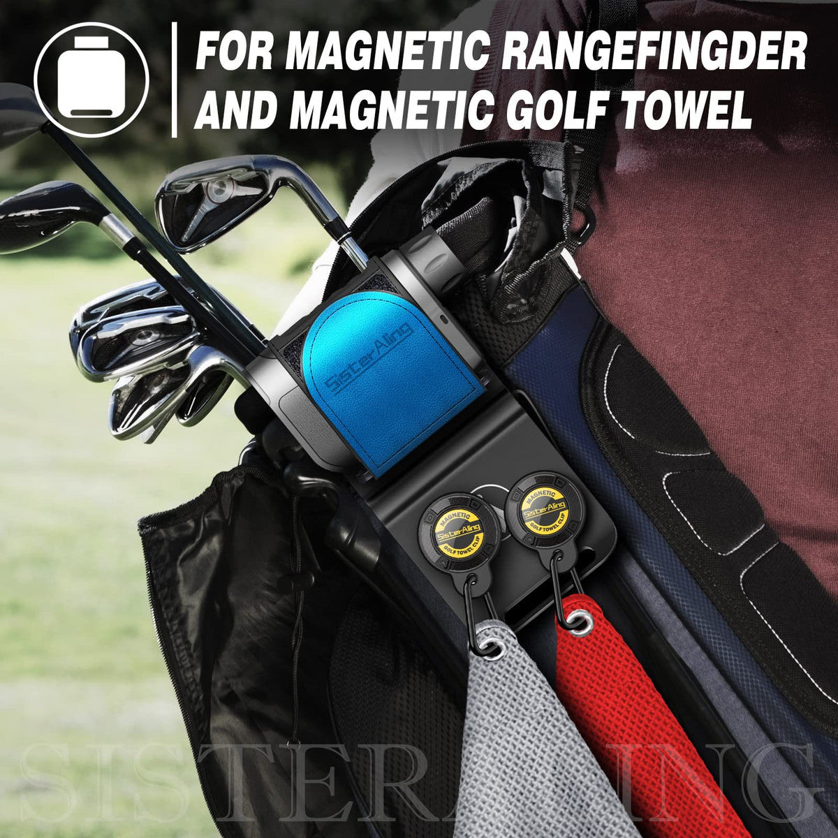 SisterAling landing pad for golf speaker ensures portable audio is ready.