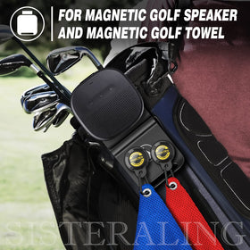 SisterAling universal-fit clip attaches to any golf bag lip securely.