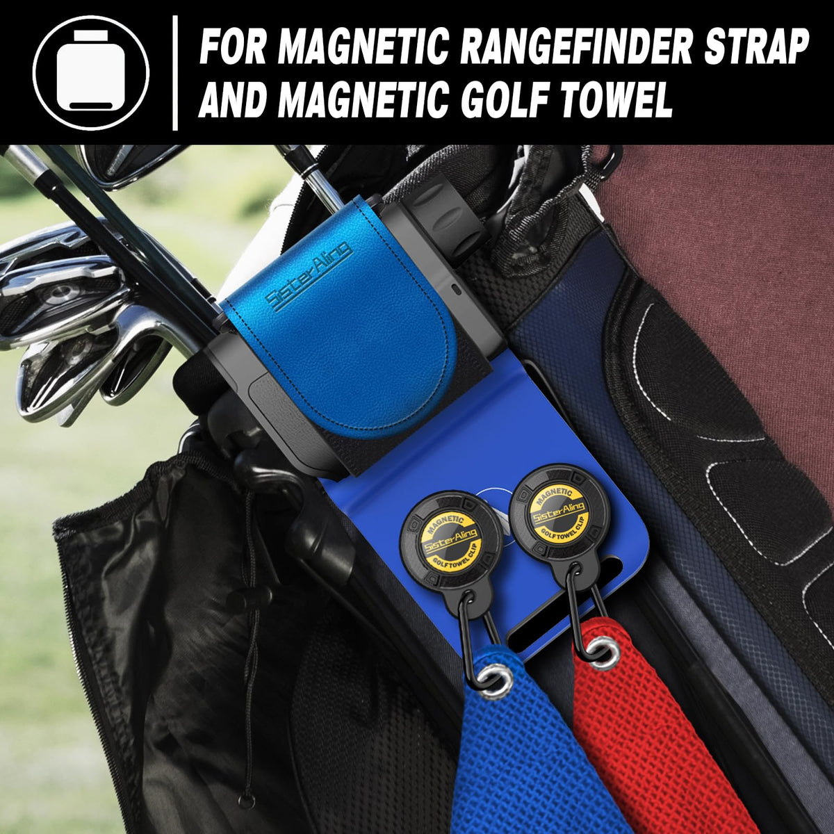 SisterAling universal-fit clip slides onto bag lip for easy attachment