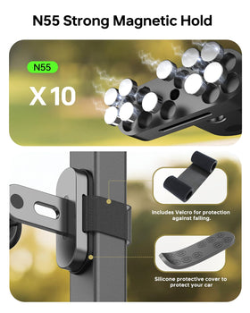 Sitiz 30x N55 magnet array emphasizes ultra-strong hold.