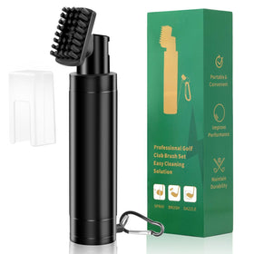 Siugohaus Pro Golf Club Brush with bottle combo for on the move cleaning