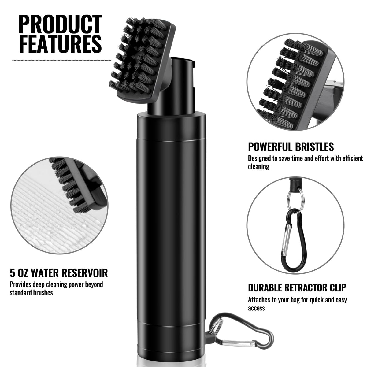 Siugohaus Pro Golf Shoe cleaning tip using gentle pressure