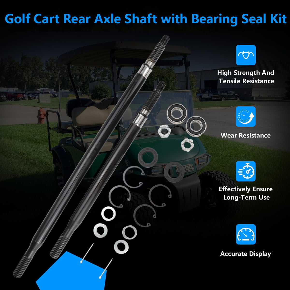 Siyoen included parts with bearings and seals help reduce assembly friction.
