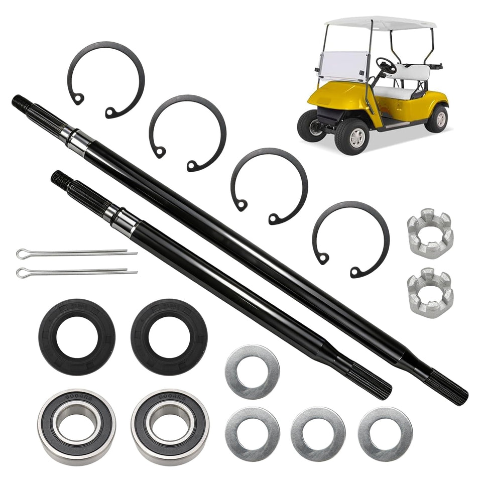 Siyoen rear-axle kit assembly view shows rugged construction for EZGO carts.