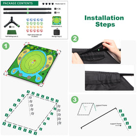 SJEhome 70x70 golf chipping game gift idea for golf lovers