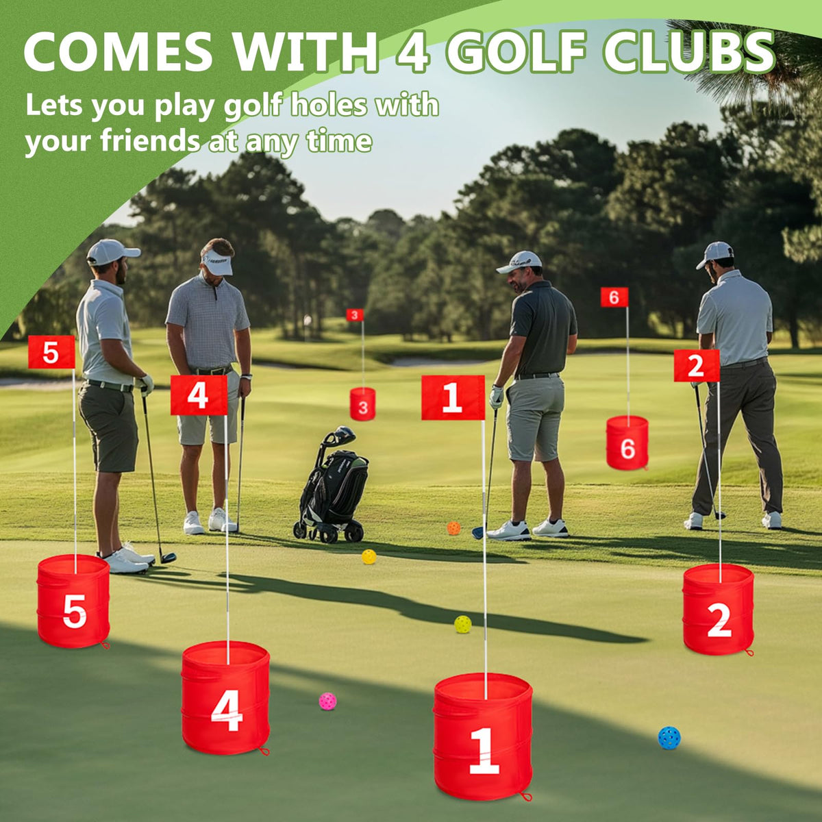SJEhome golf carry bag enables easy transport to parks, beaches, and yards.