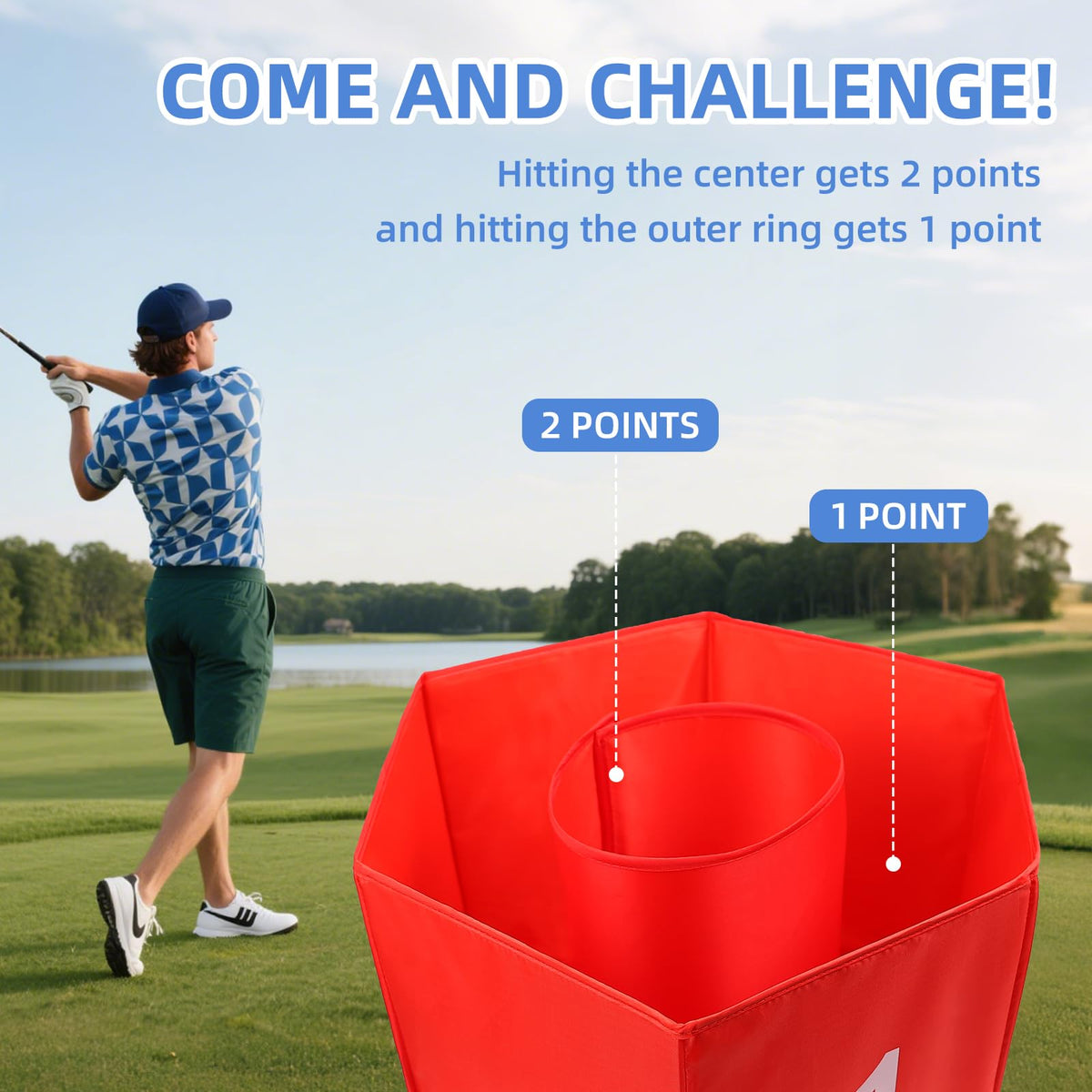 SJEhome Backyard golf on the lawn for family-friendly play