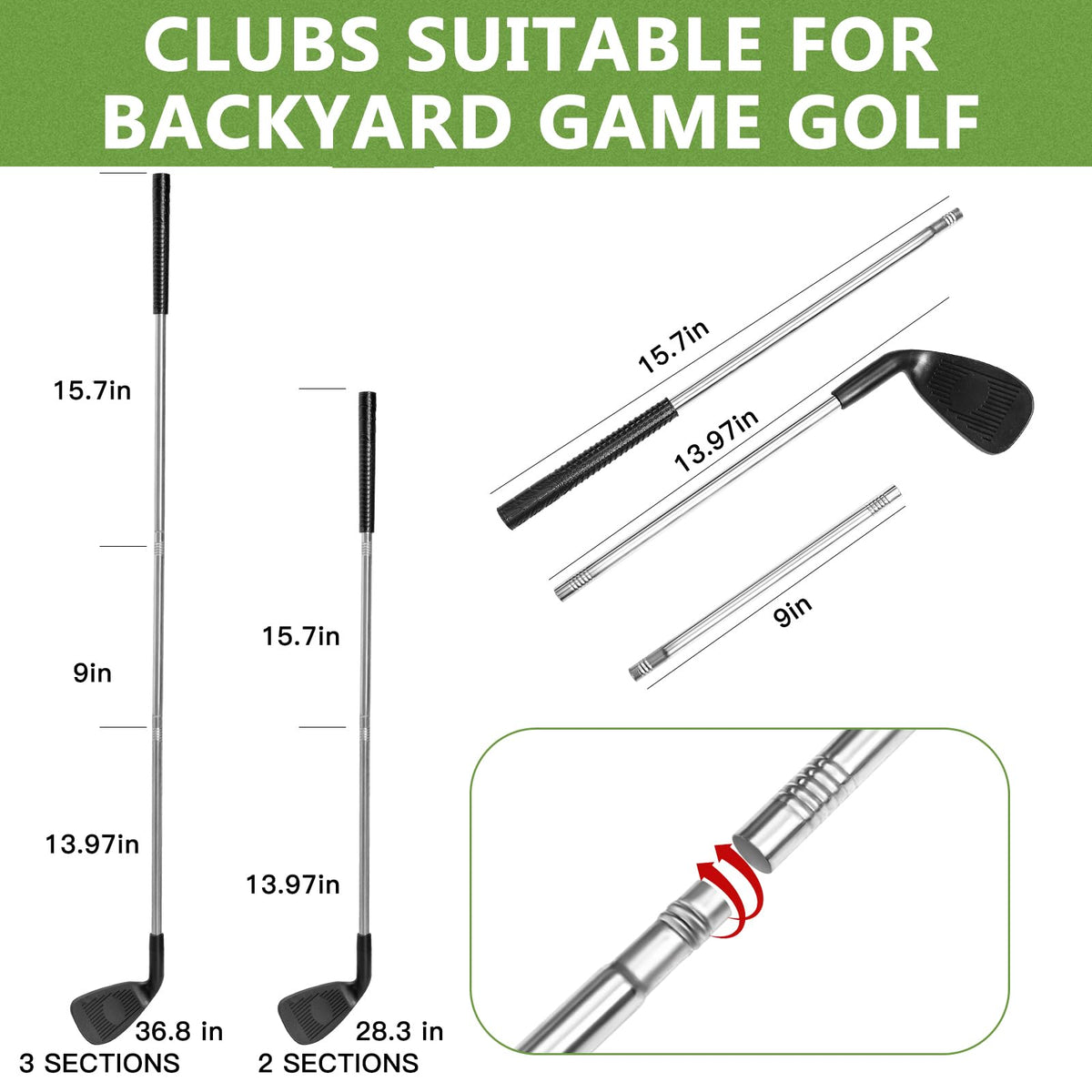 SJEhome 6-hole backyard setup ideal for compact spaces and quick rounds