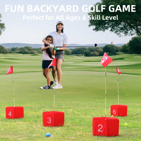 SJEhome Indoor-outdoor golf game fits versatile spaces