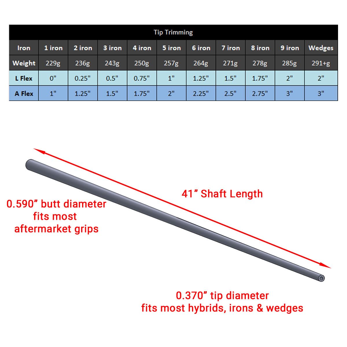 SK Fiber Hypersonic 41-inch length shown for mid-high launch potential