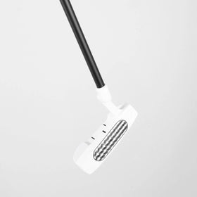 SK Fiber Pro 115 satin finish shaft offers low-mid launch for controlled shots.