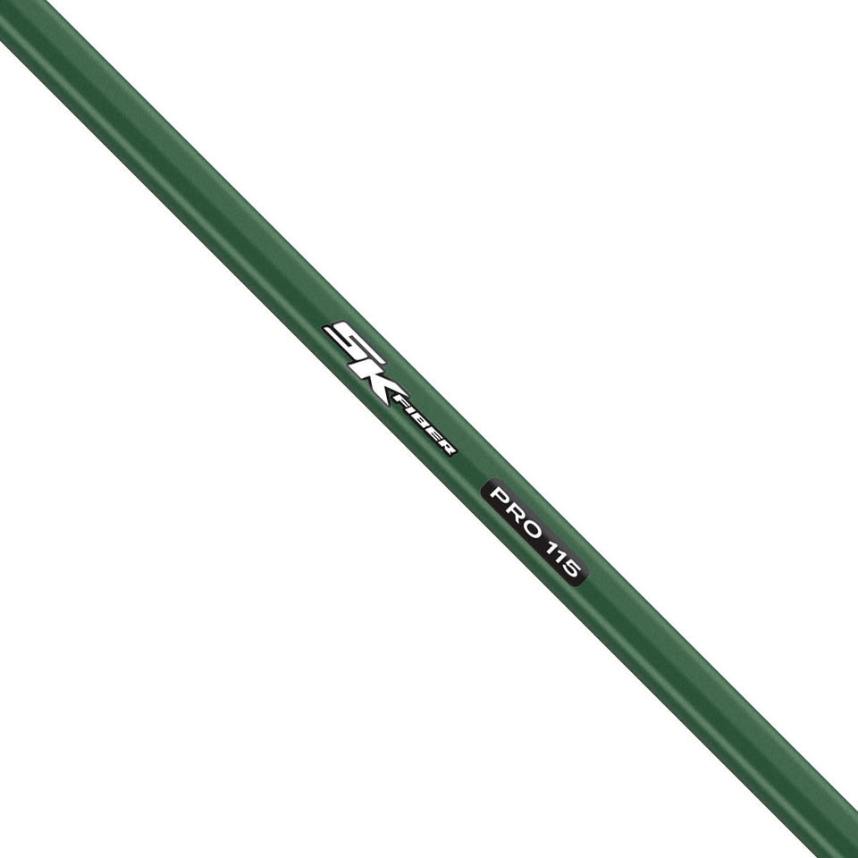 SK Fiber Pro 115 forest green satin finish 0370 parallel-tip shaft for wedges and putters.