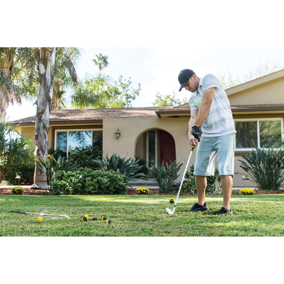 SKLZ Limited-Flight yellow ball, dent-resistant design for durable, long-lasting practice sessions.