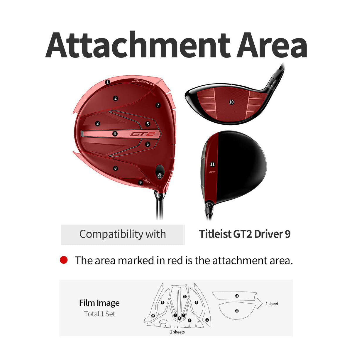 Skoko GT2 2024 bottom PPF shields contact areas to extend head durability