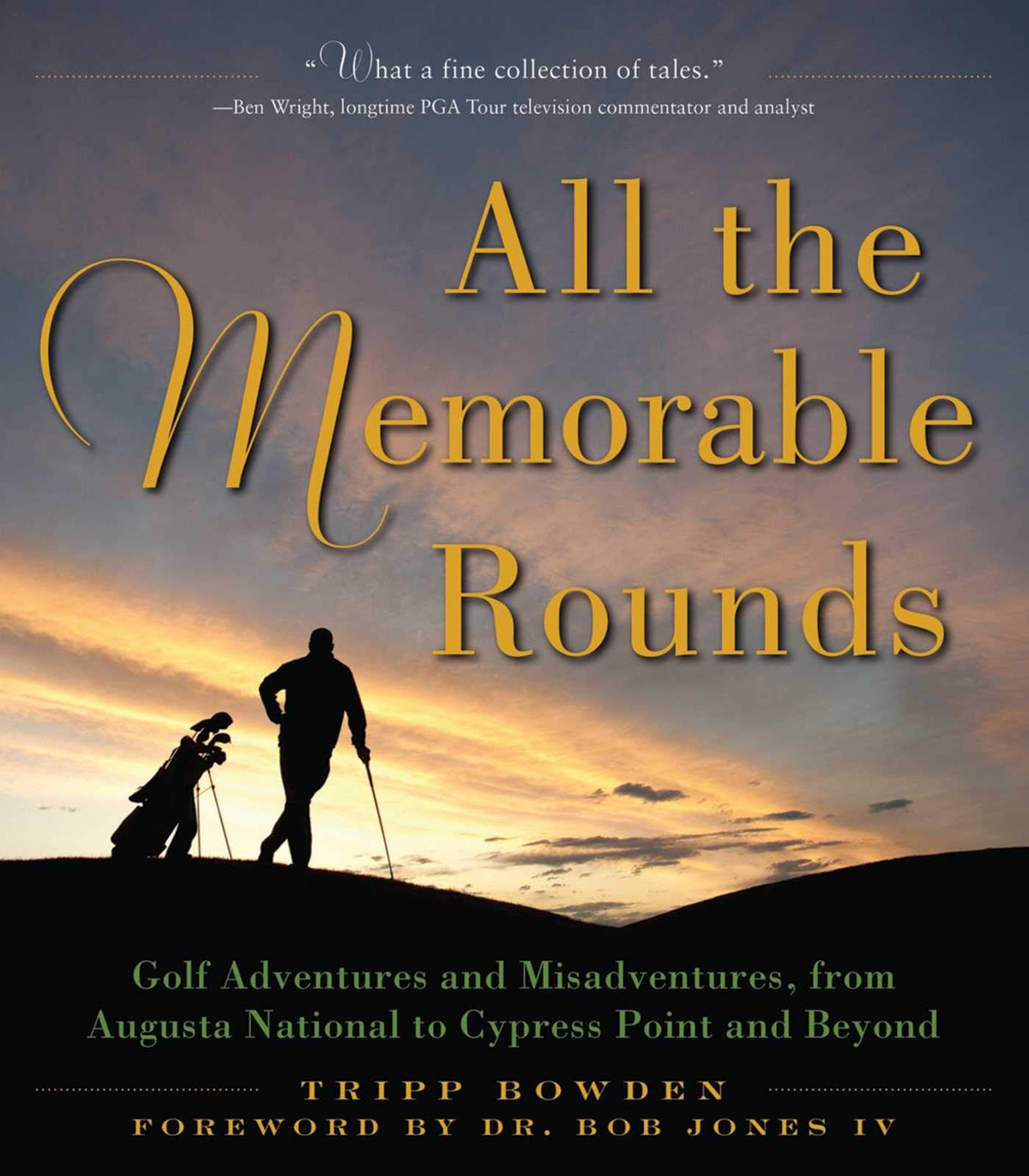 Skyhorse All the Memorable Rounds book cover invites golf fans to explore iconic courses.
