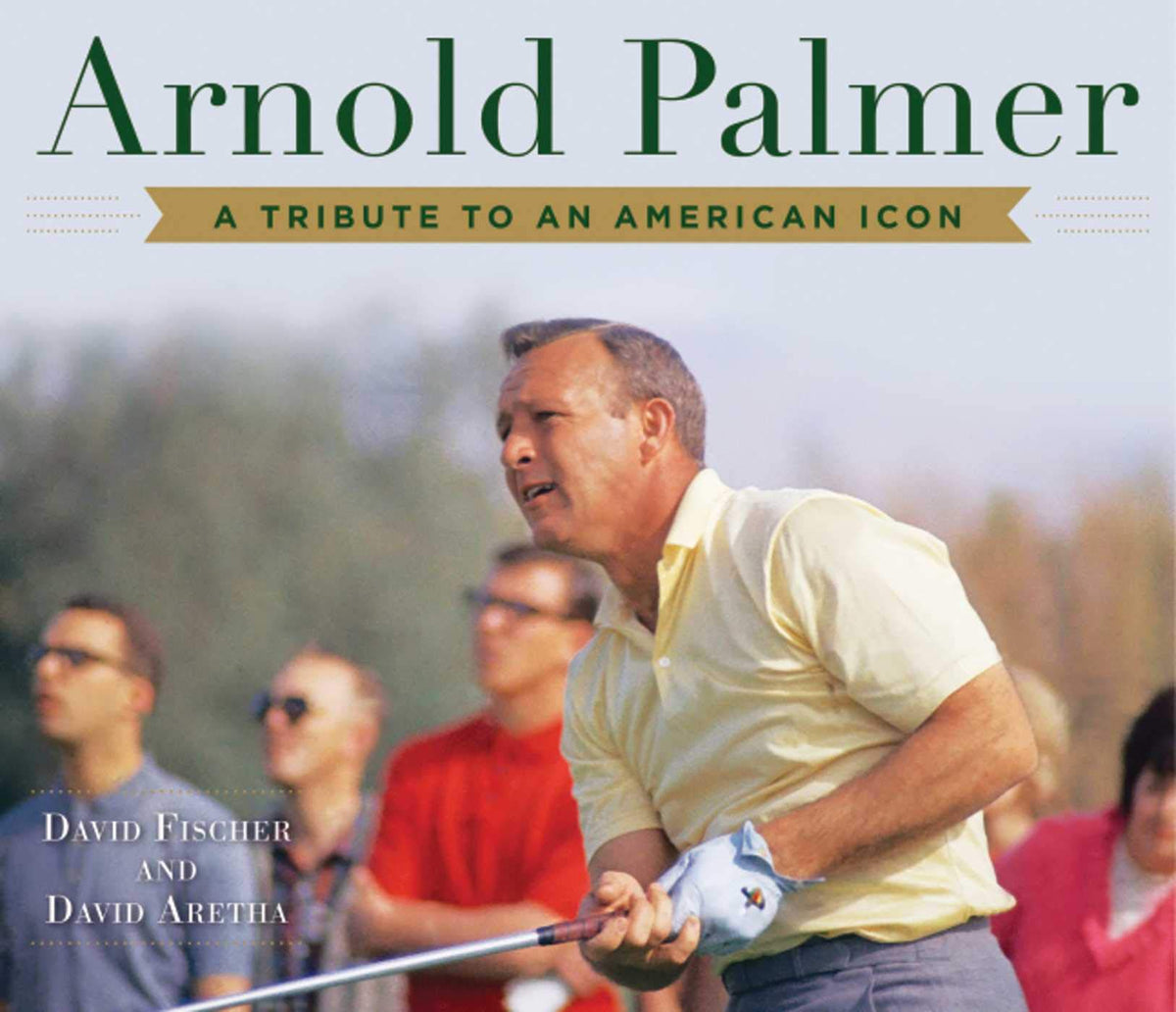 Skyhorse Arnold Palmer tribute cover with rare photos; perfect for golf fans and sports history lovers.