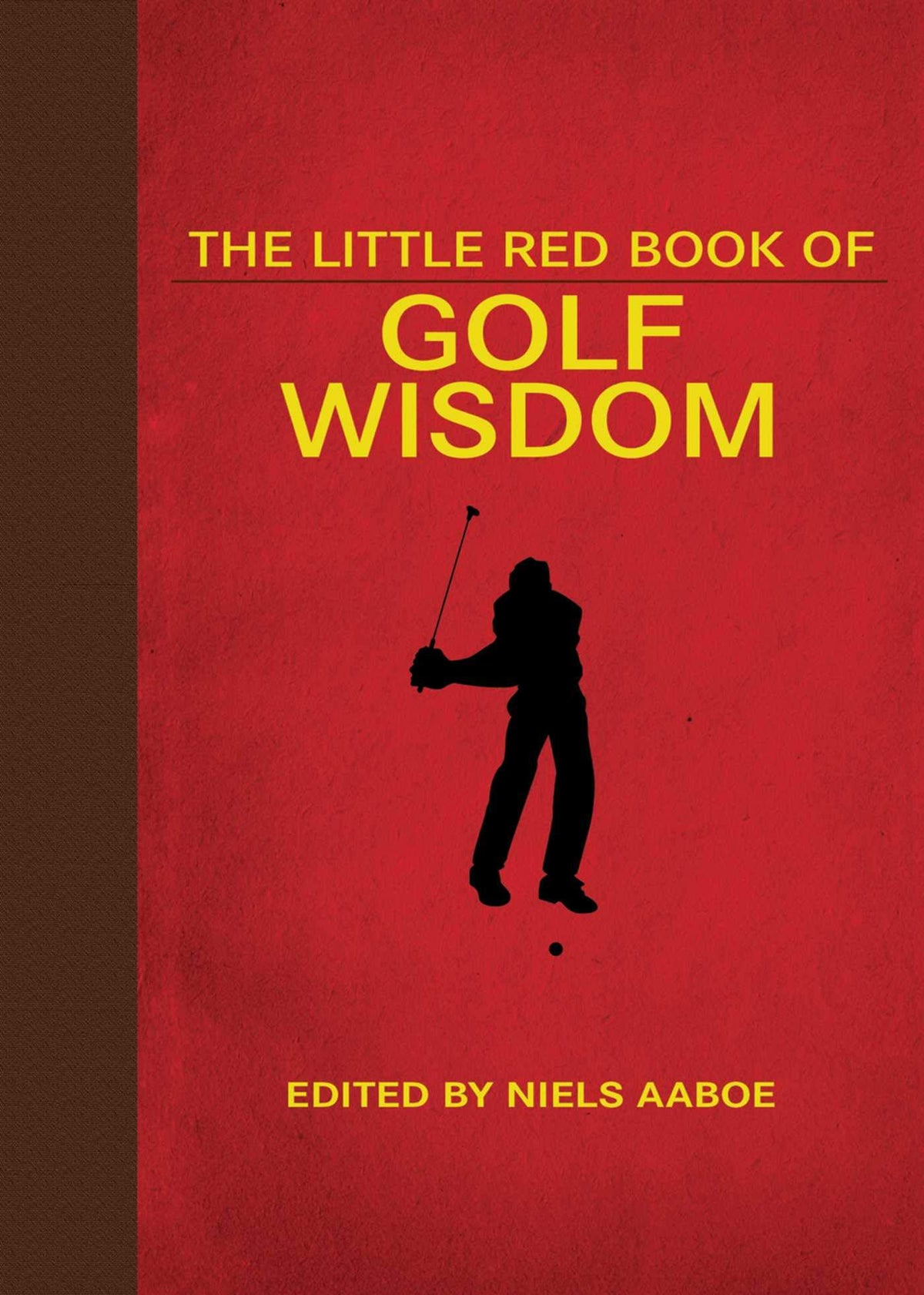 Skyhorse Little Red Book of Golf Wisdom cover—compact inspiration for golfers before rounds