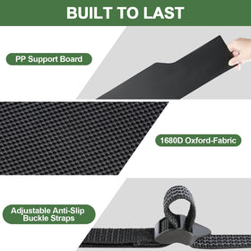 SKYJDM rugged 1680D Oxford fabric resists wear and weather