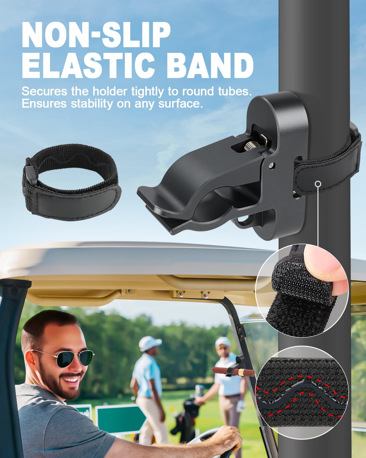 SkyJDM golf towel hook clip keeps towels within easy reach.