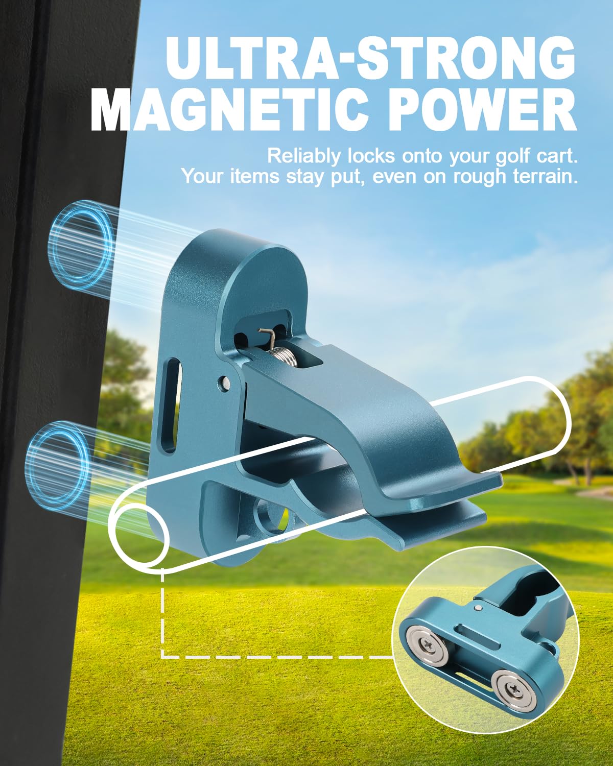 SkyJDM loop hook for easy hanging towels on the cart.