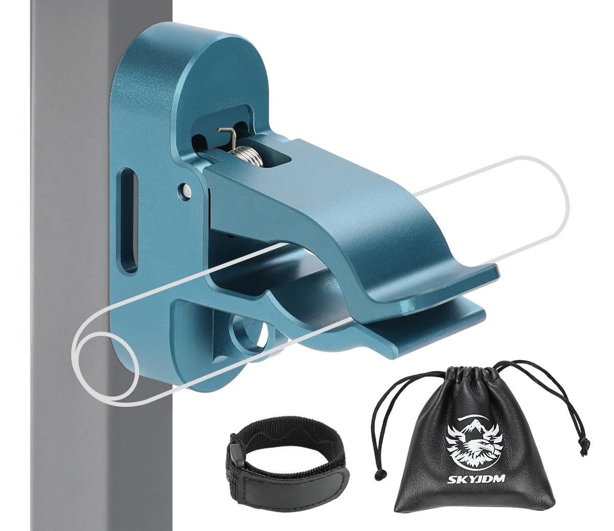 SkyJDM magnetic golf cart holder securely grips items on rough terrain.