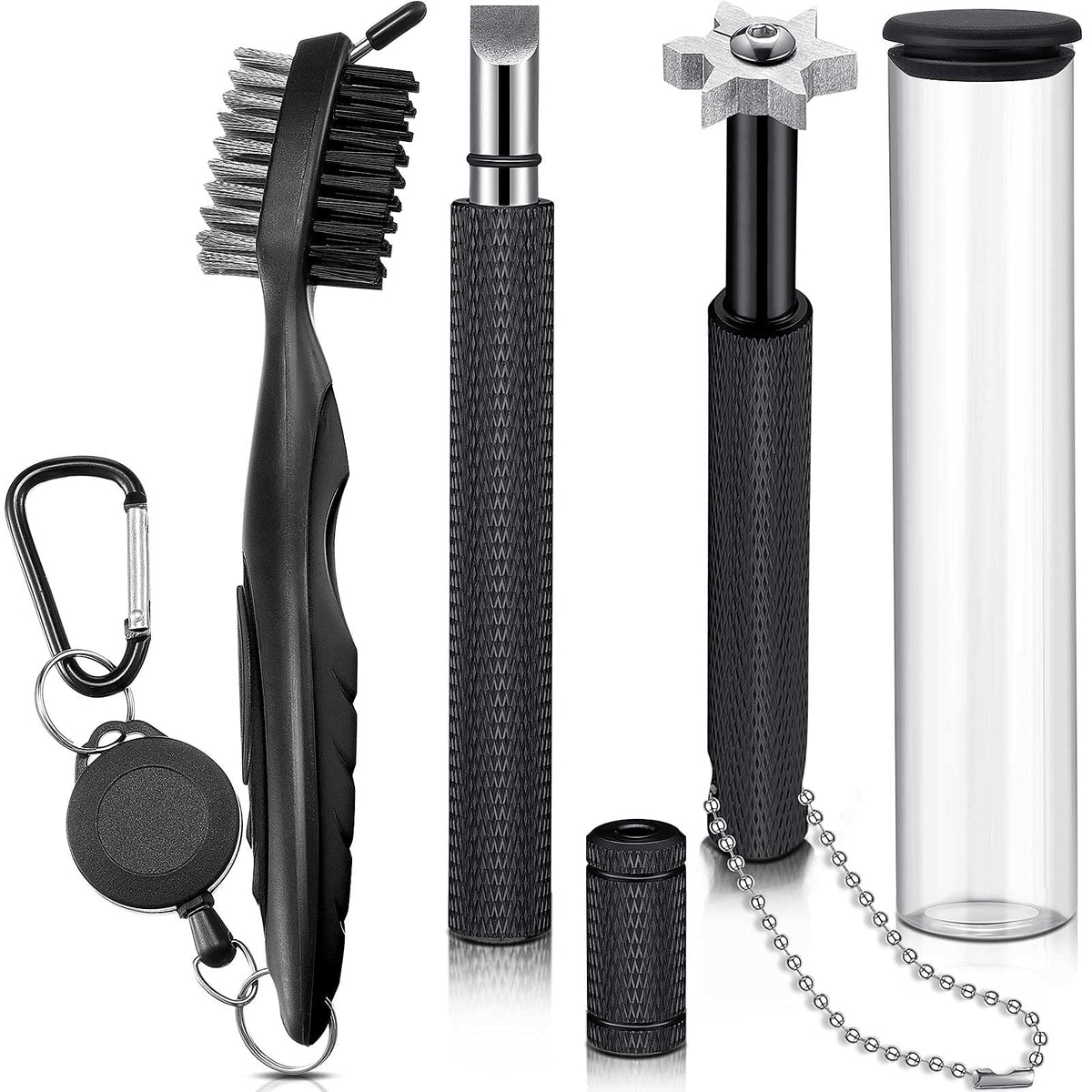 Skylety 3-piece golf cleaner set for comprehensive club care and maintenance