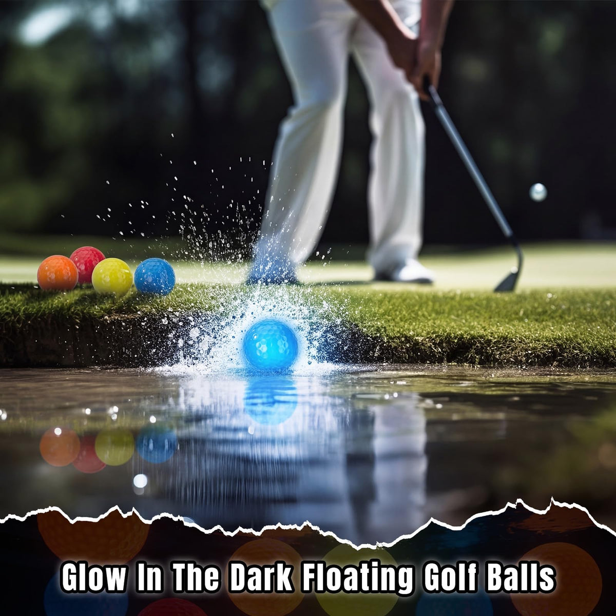 Skylety colorful golf balls for water and land practice across environments.