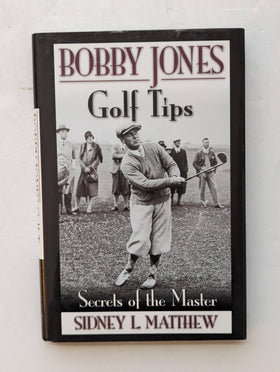 Sleeping Bear Press Bobby Jones Golf Tips cover, concise golf insights for enthusiasts.