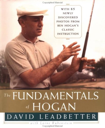 Sleeping Bear Press The Fundamentals of Hogan cover with Leadbetter signature, ideal for golf instruction fans