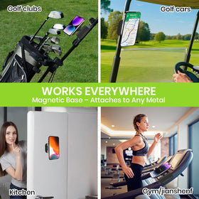 Compatible with EZGO, Club Car, Yamaha, and ICON golf carts.
