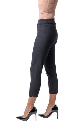 SLIM-SATION fabric close-up with four-way stretch highlighting comfort and shape retention for active days