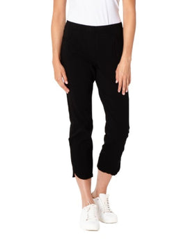 SlimSation golf crop pants with tummy-control waistband for a smooth silhouette on the course.