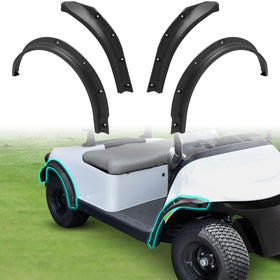 SLORIMOD fender flares on EZGO RXV Valor 2025 front view protect wheel arches