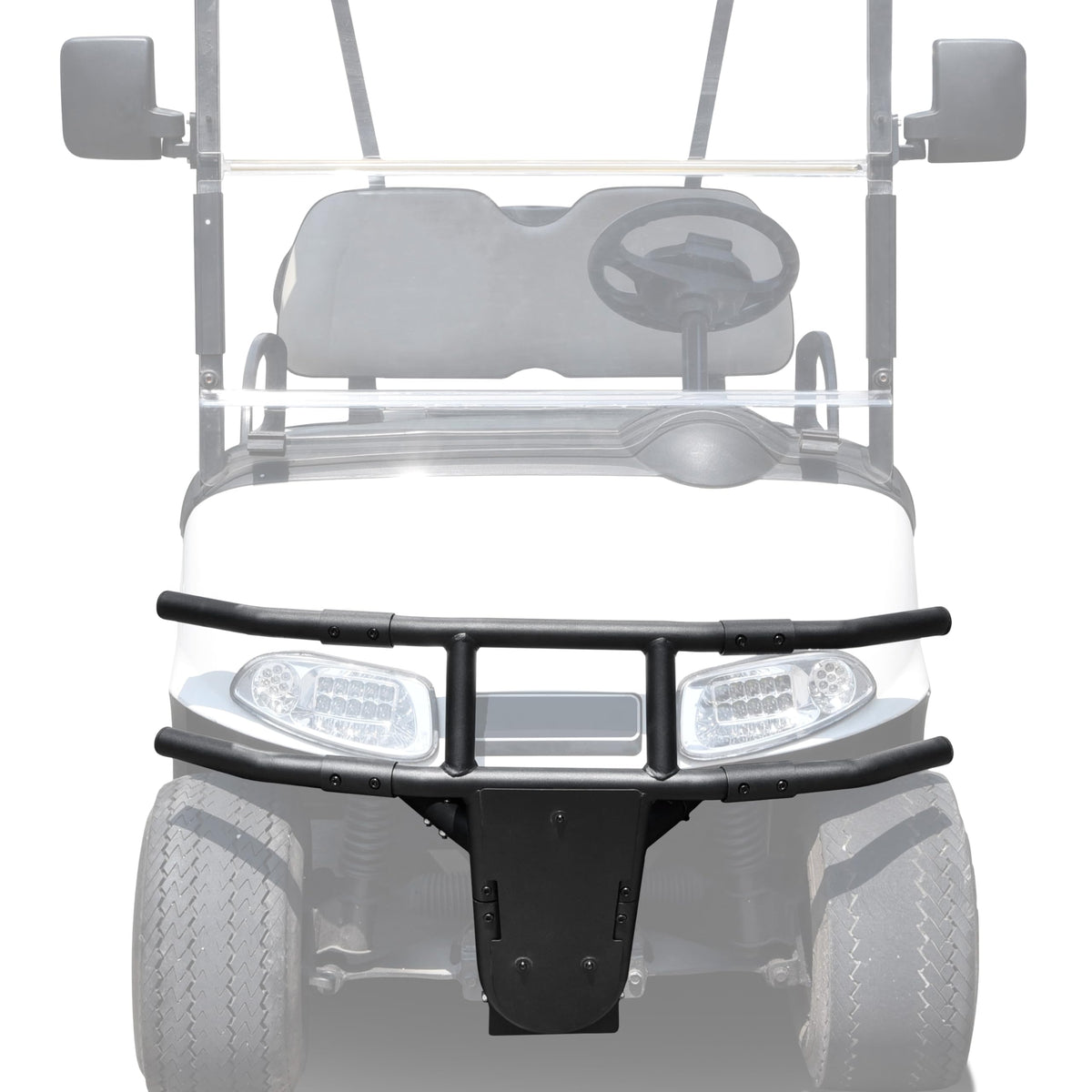 SLORIMOD front brush guard for EZGO RXV 2008-2015 protects against branches and scratches.