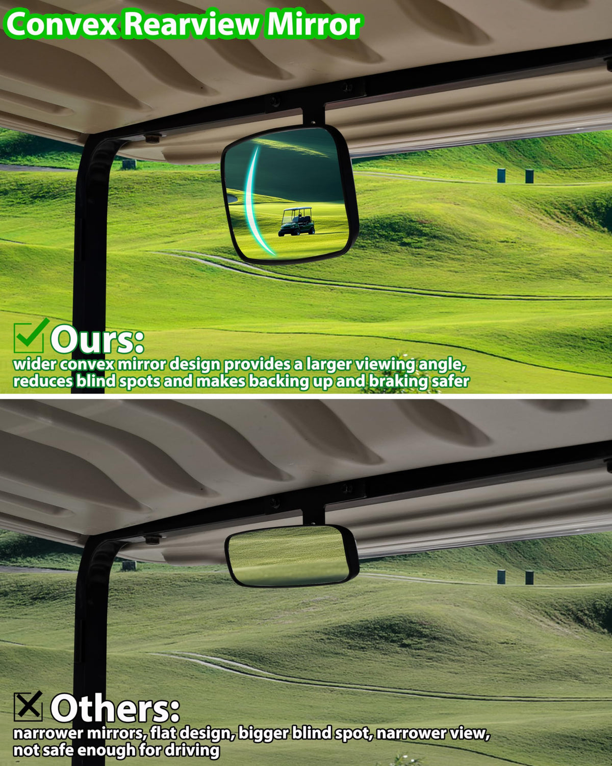 SLORIMOD lightweight PP shell mirror designed to resist vibration and weather