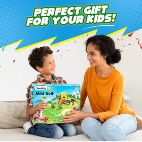 Gift-ready Smartivity mini golf packaging for birthdays