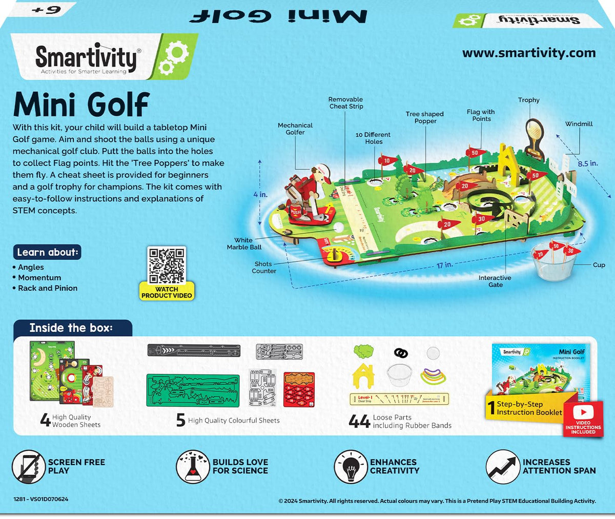 Families around the world play and learn with Smartivity mini golf