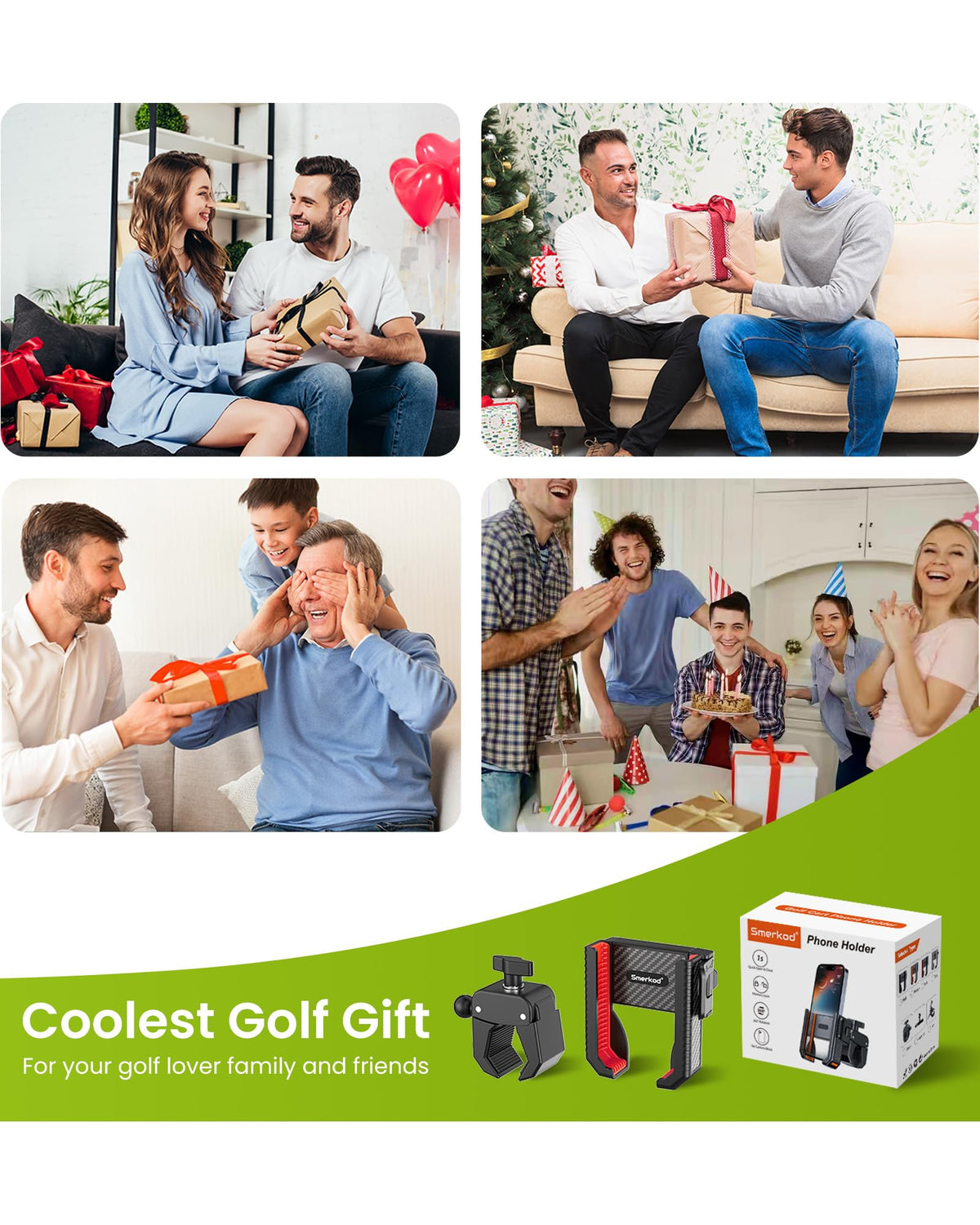 Smerkod ideal gift for golfers on birthdays and holidays.