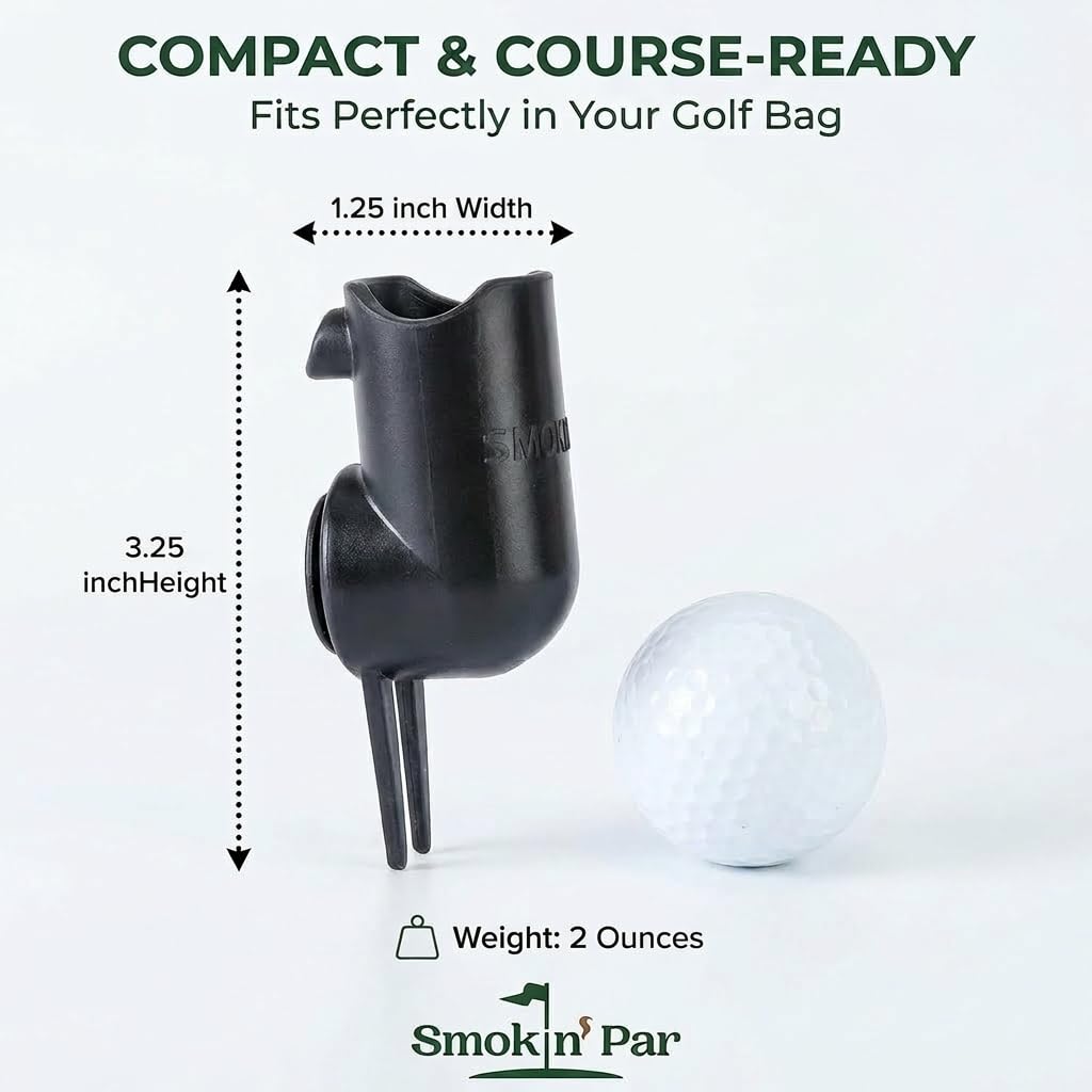 SMOKIN' PAR Smokin' Caddy a must-have golf accessory for convenient cigar management.