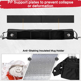 Smotrcc front basket dividers removable for customizable compartments