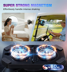 Smusrks LED light with adjustable brightness aids night use and visibility.