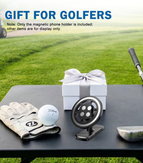 Smusrks magnetic golf cart mount swing analysis helps review form from multiple angles.