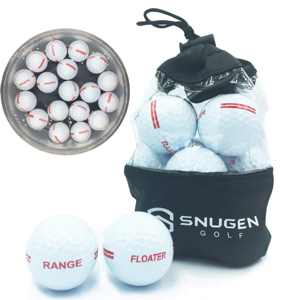 SNUGEN Floater golf range ball for pool and lake practice sessions