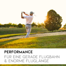 Snyder Distance Premium Golf Balls feature distance-focused design for longer carries.