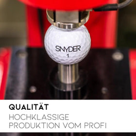 Snyder Distance Premium Golf Balls offer a durable Surlyn cover for multi-round performance.