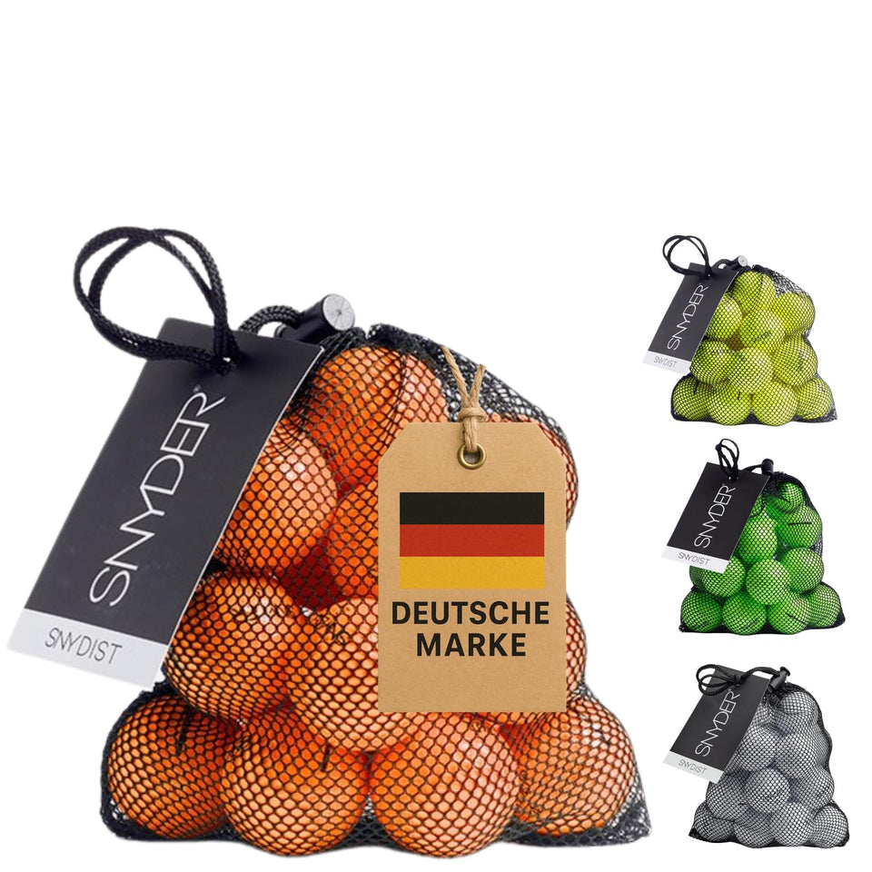 Snyder Distance Premium golf balls with Surlyn cover provide durable distance.