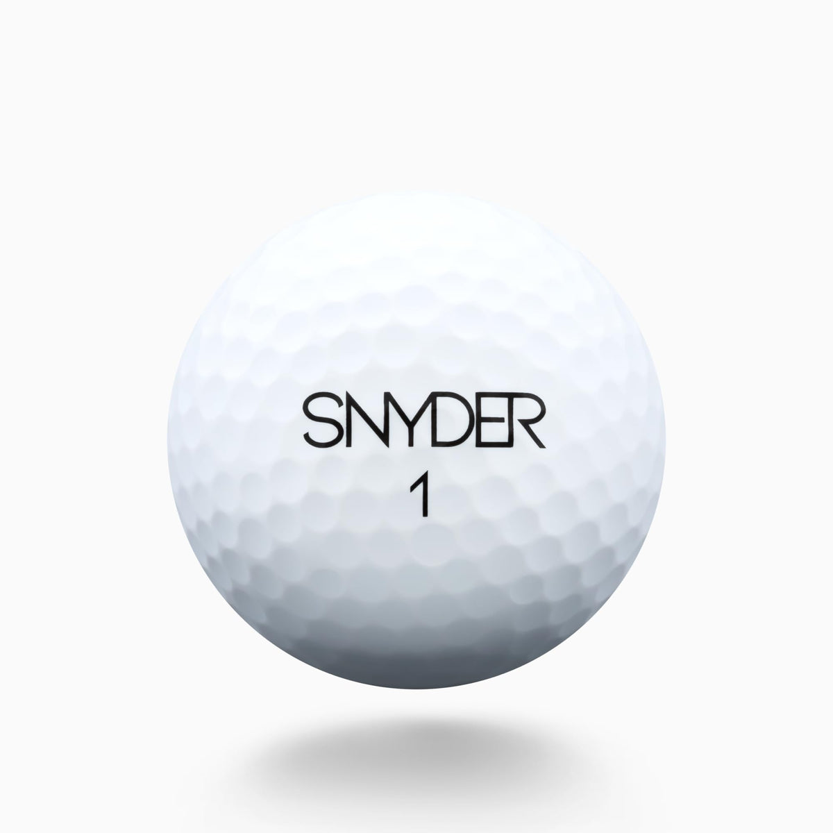 Snyder Ultra-soft 60 compression ball designed for slower swing speeds.