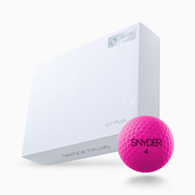 Snyder Soft Plus 2-piece construction delivers a soft feel and easy control.