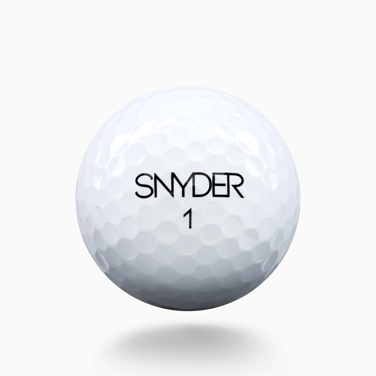 Snyder Speed Golf Ball STPE jacket visible, designed for straighter, more predictable flight.